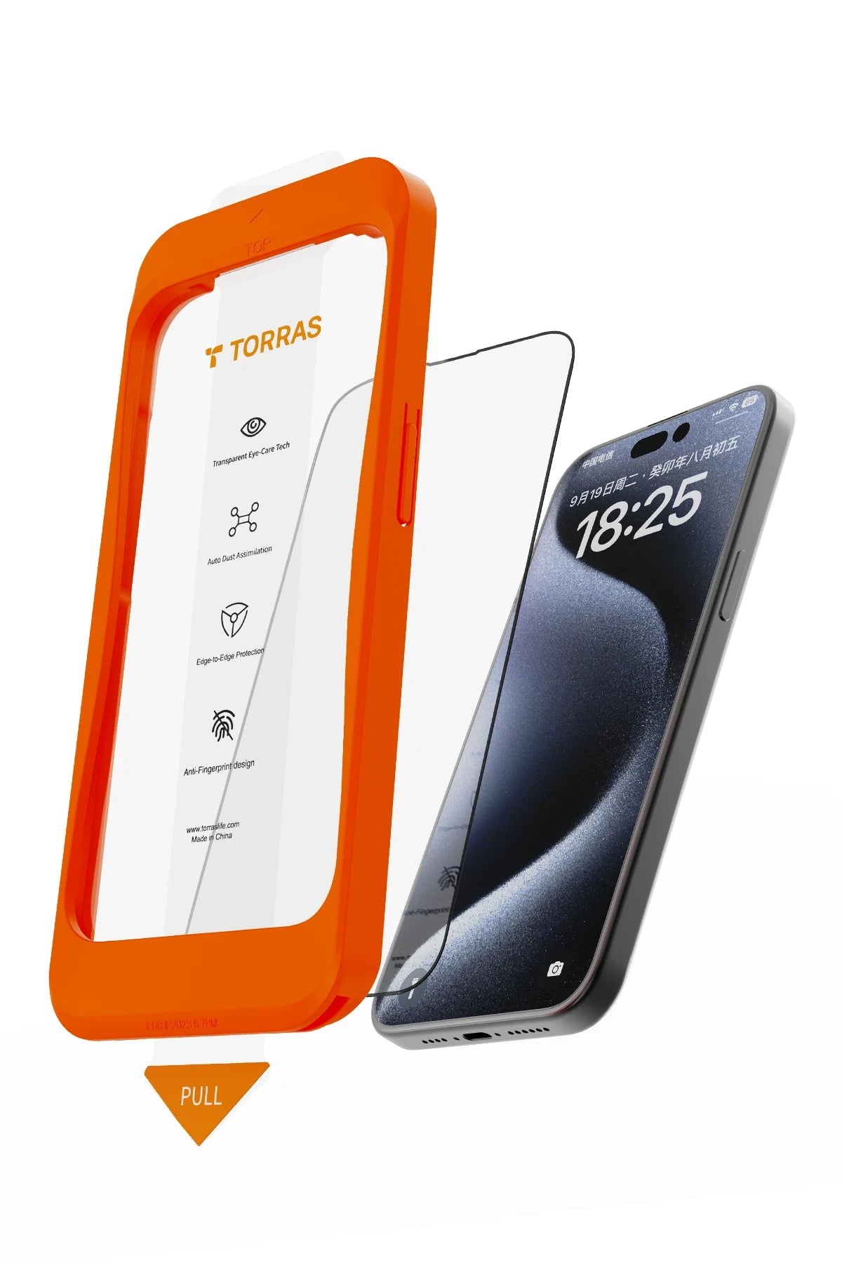 Torras iPhone 16 Pro Install Master AutoKit HD Cam Ekran Koruyucu