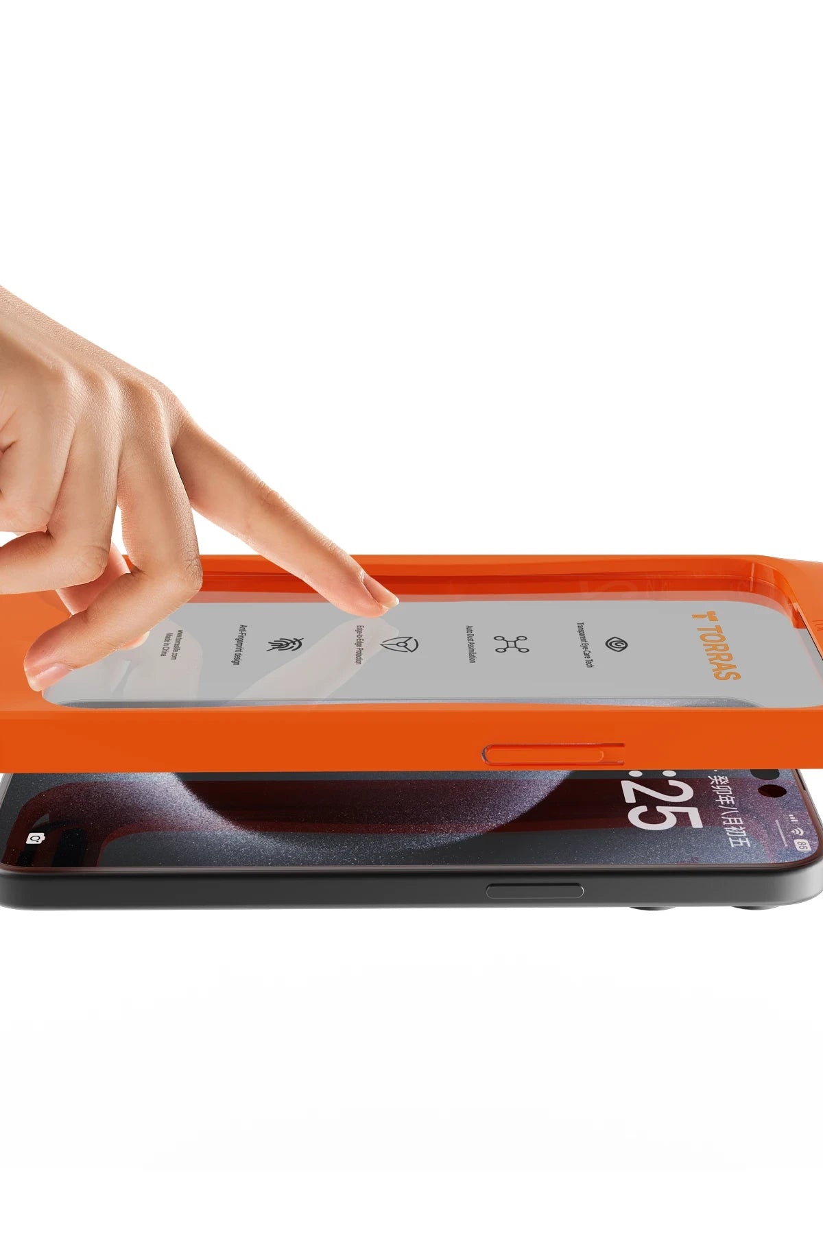 Torras iPhone 16 Pro Max Install Master AutoKit HD Cam Ekran Koruyucu