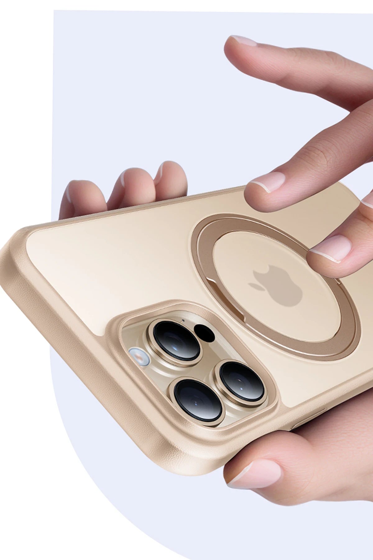 Torras O Stand Pro Serisi iPhone 16 Pro Max Magsafe Telefon Kılıfı