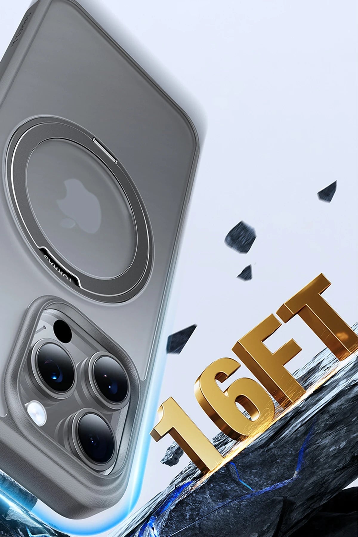 Torras O Stand Pro Serisi iPhone 16 Pro Max Magsafe Telefon Kılıfı