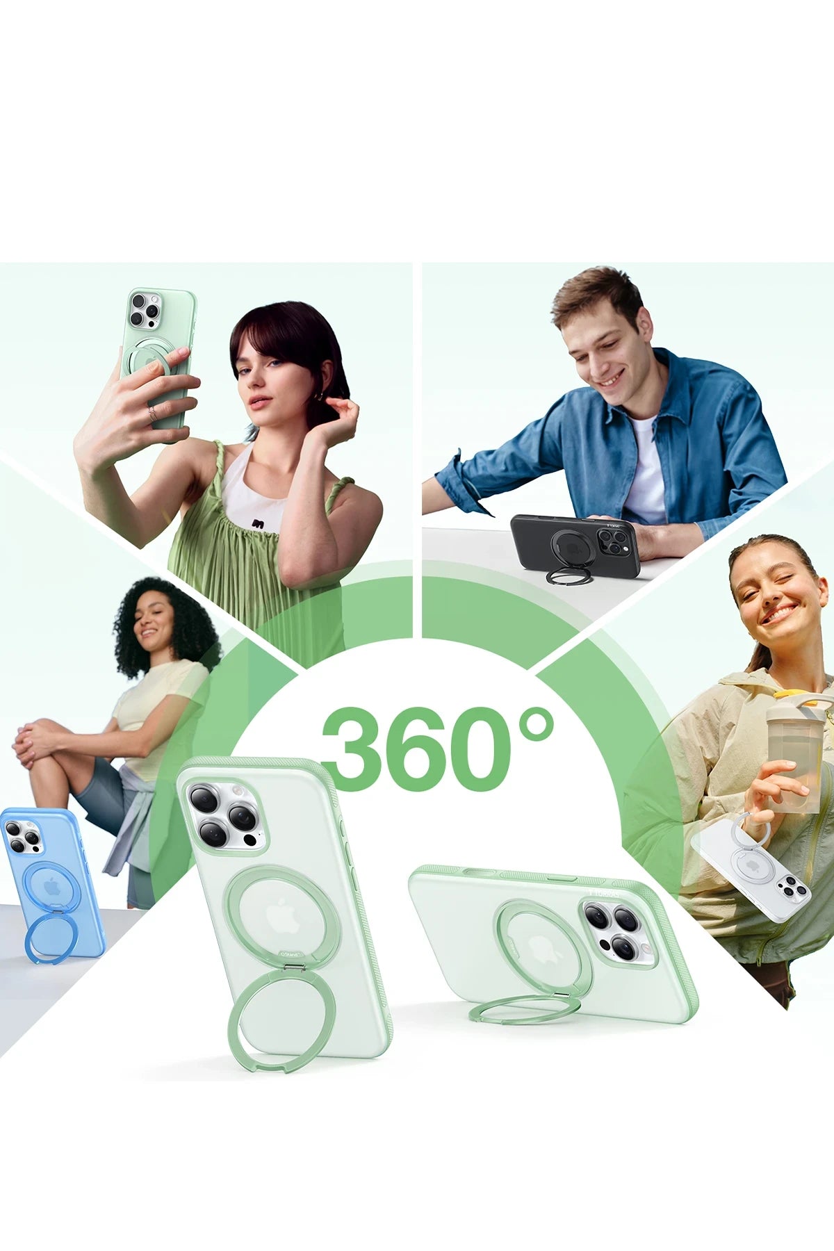 Torras O Stand R Fitness Serisi iPhone 16 Pro Max Magsafe Telefon Kılıfı