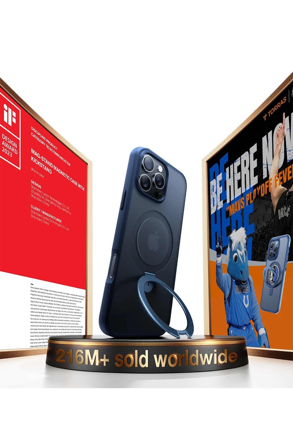 Torras O Stand Serisi iPhone 16 Pro Max Magsafe Telefon Kılıfı