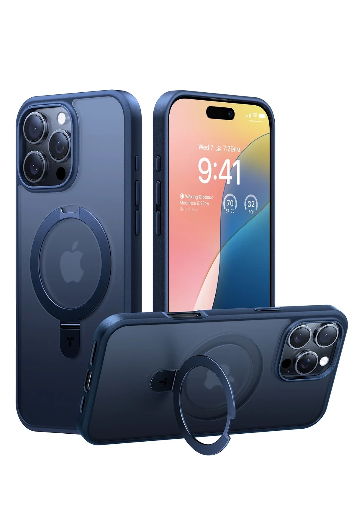 Torras O Stand Serisi iPhone 16 Pro Max Magsafe Telefon Kılıfı