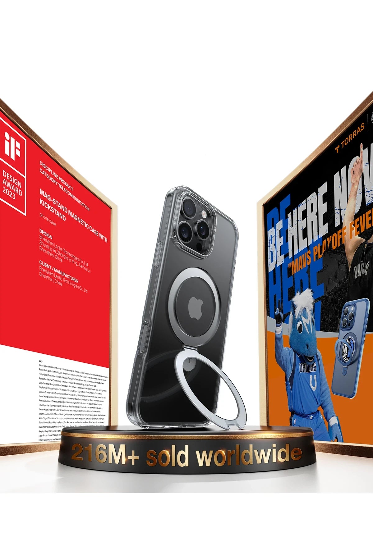 Torras O Stand Serisi iPhone 16 Pro Max Magsafe Telefon Kılıfı