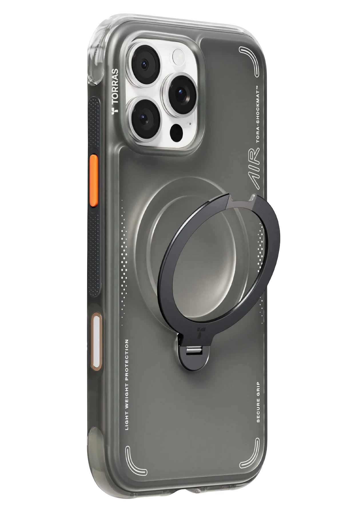 Torras O Stand Spin Air Serisi iPhone 16 Pro Max Magsafe Telefon Kılıfı