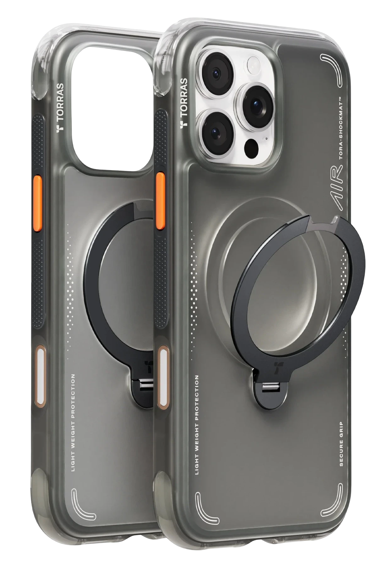 Torras O Stand Spin Air Serisi iPhone 16 Pro Max Magsafe Telefon Kılıfı