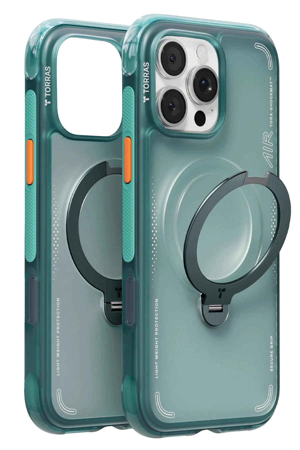 Torras O Stand Spin Air Serisi iPhone 16 Pro Max Magsafe Telefon Kılıfı