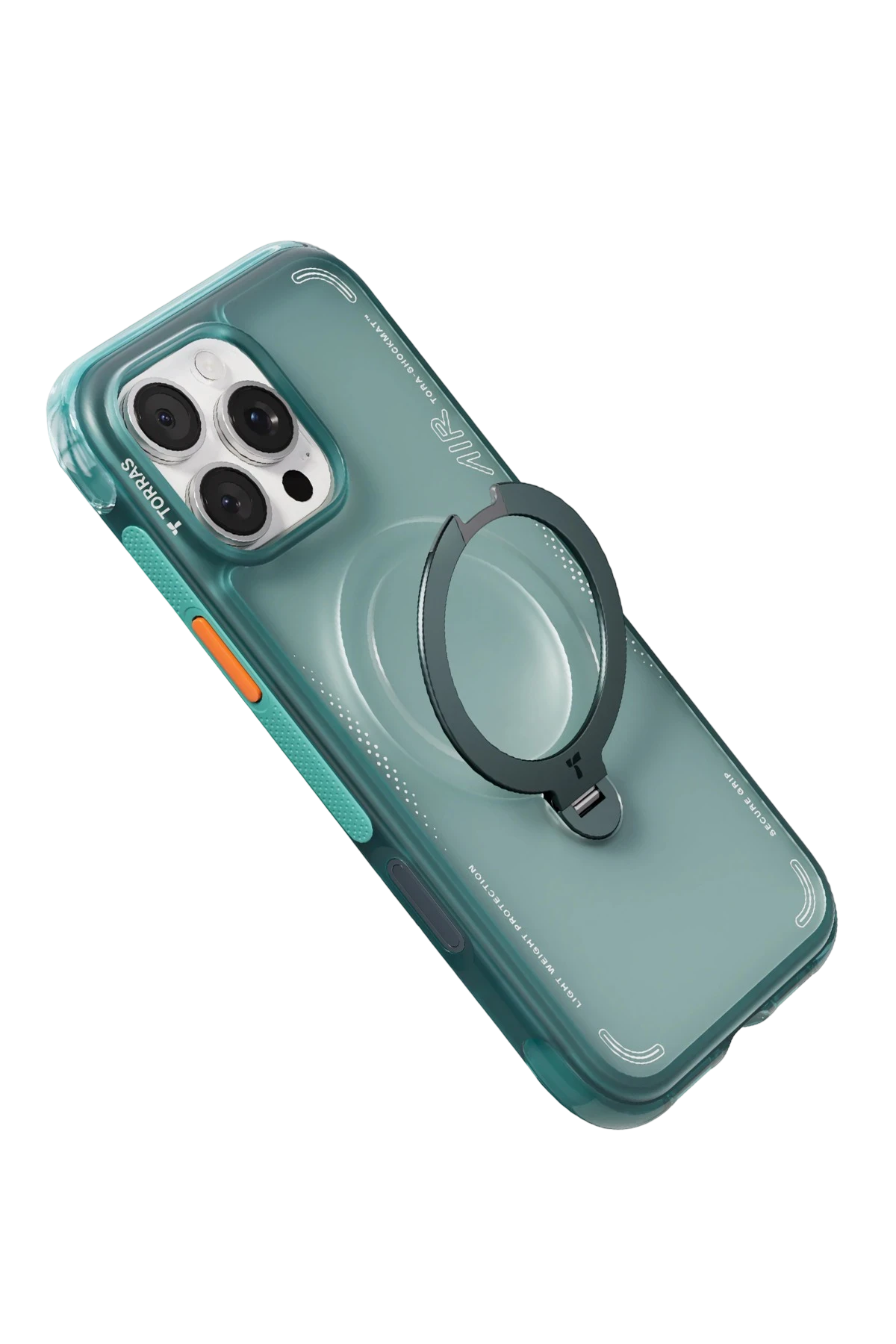 Torras O Stand Spin Air Serisi iPhone 16 Pro Max Magsafe Telefon Kılıfı