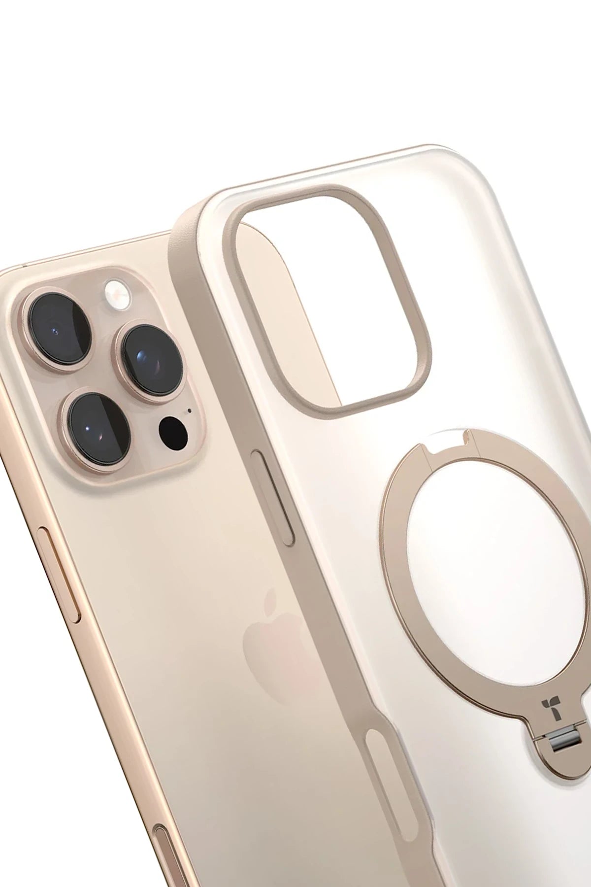 Torras O Stand Spin Serisi iPhone 16 Pro Max Magsafe Telefon Kılıfı