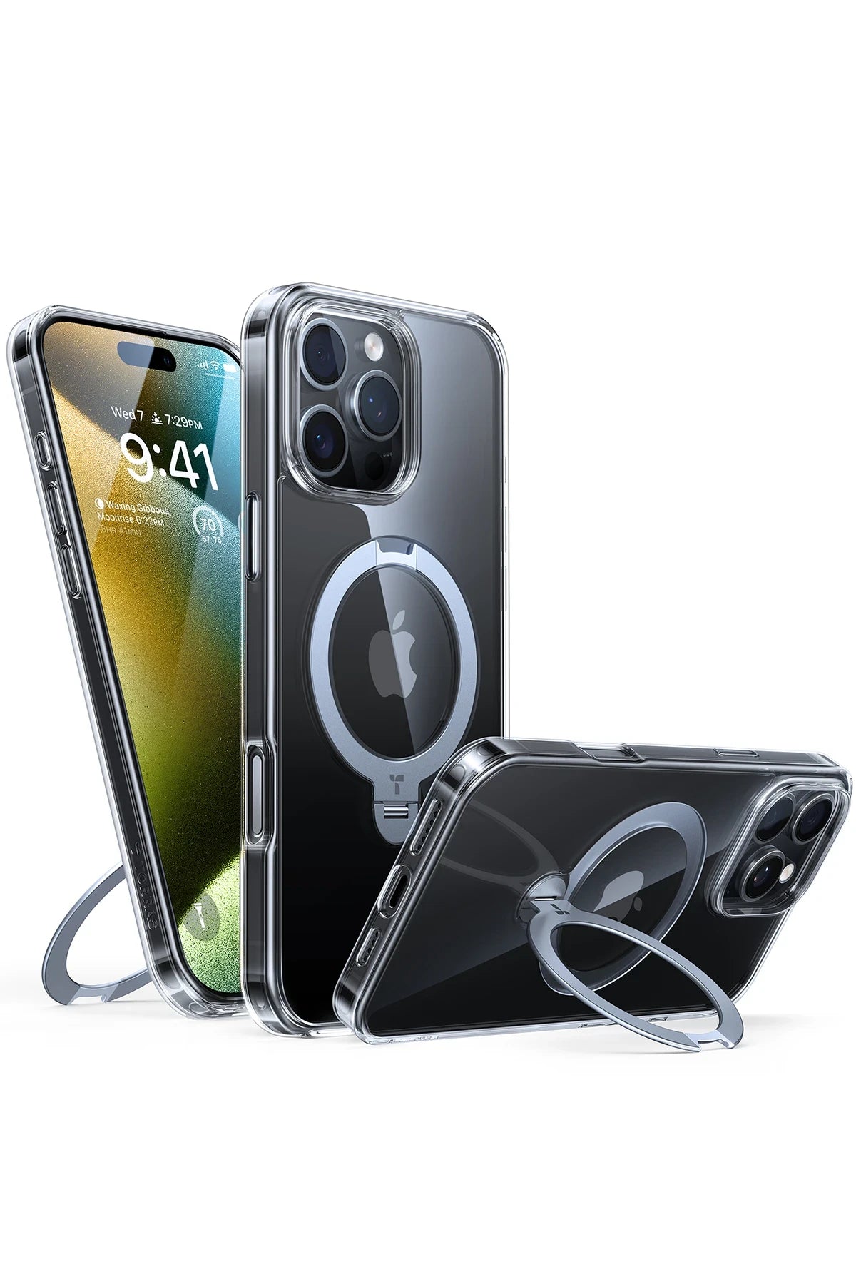 Torras O Stand Spin Serisi iPhone 16 Pro Max Magsafe Telefon Kılıfı