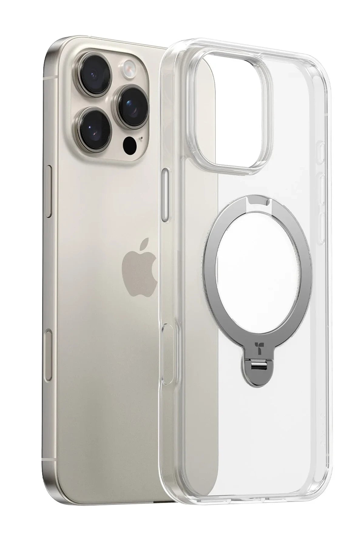 Torras O Stand Spin Serisi iPhone 16 Pro Max Magsafe Telefon Kılıfı