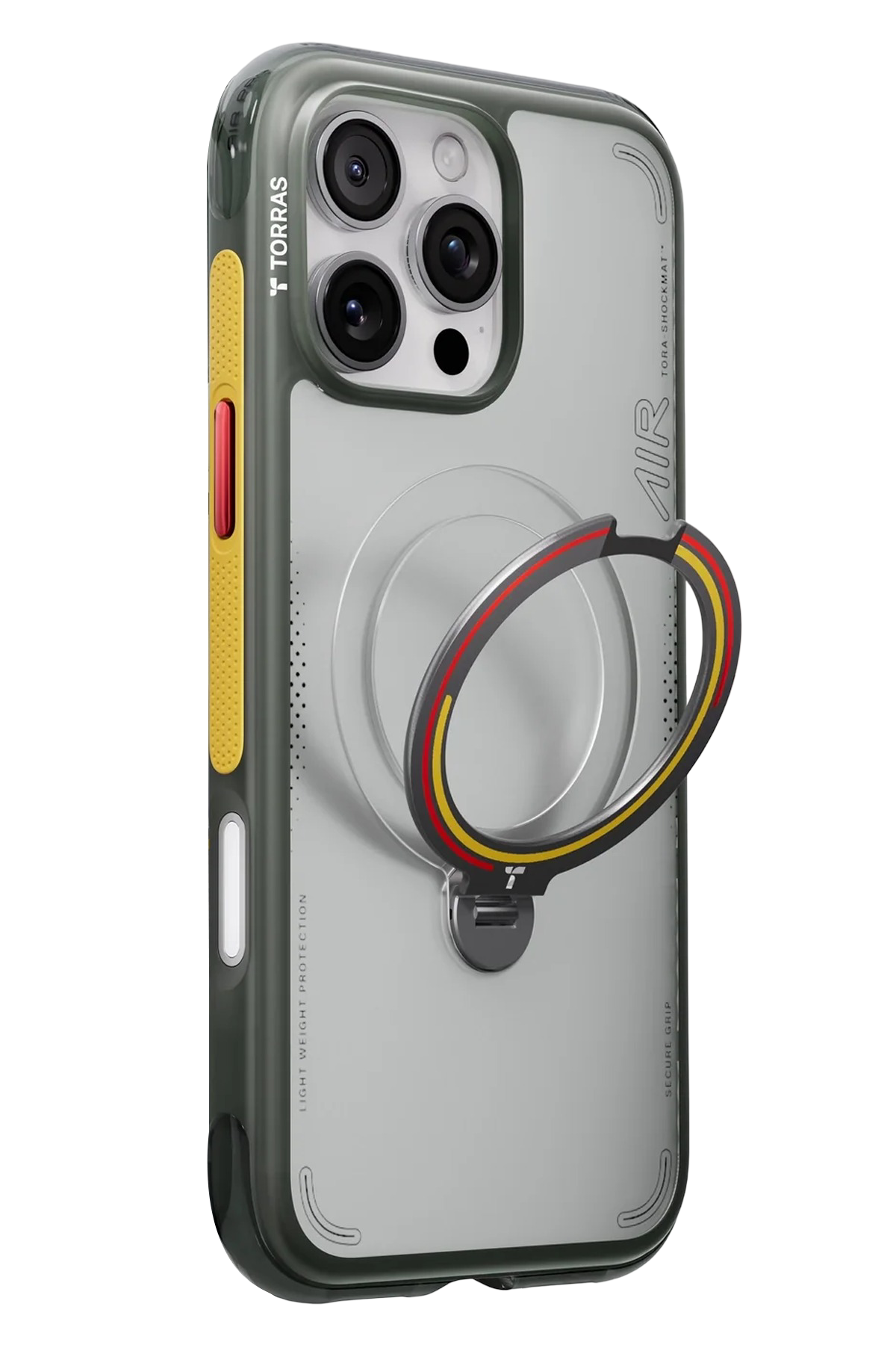 Torras Apple iPhone 16 Pro Max OStand Q3 Air World Cup Serisi Magsafe Telefon Kılıfı