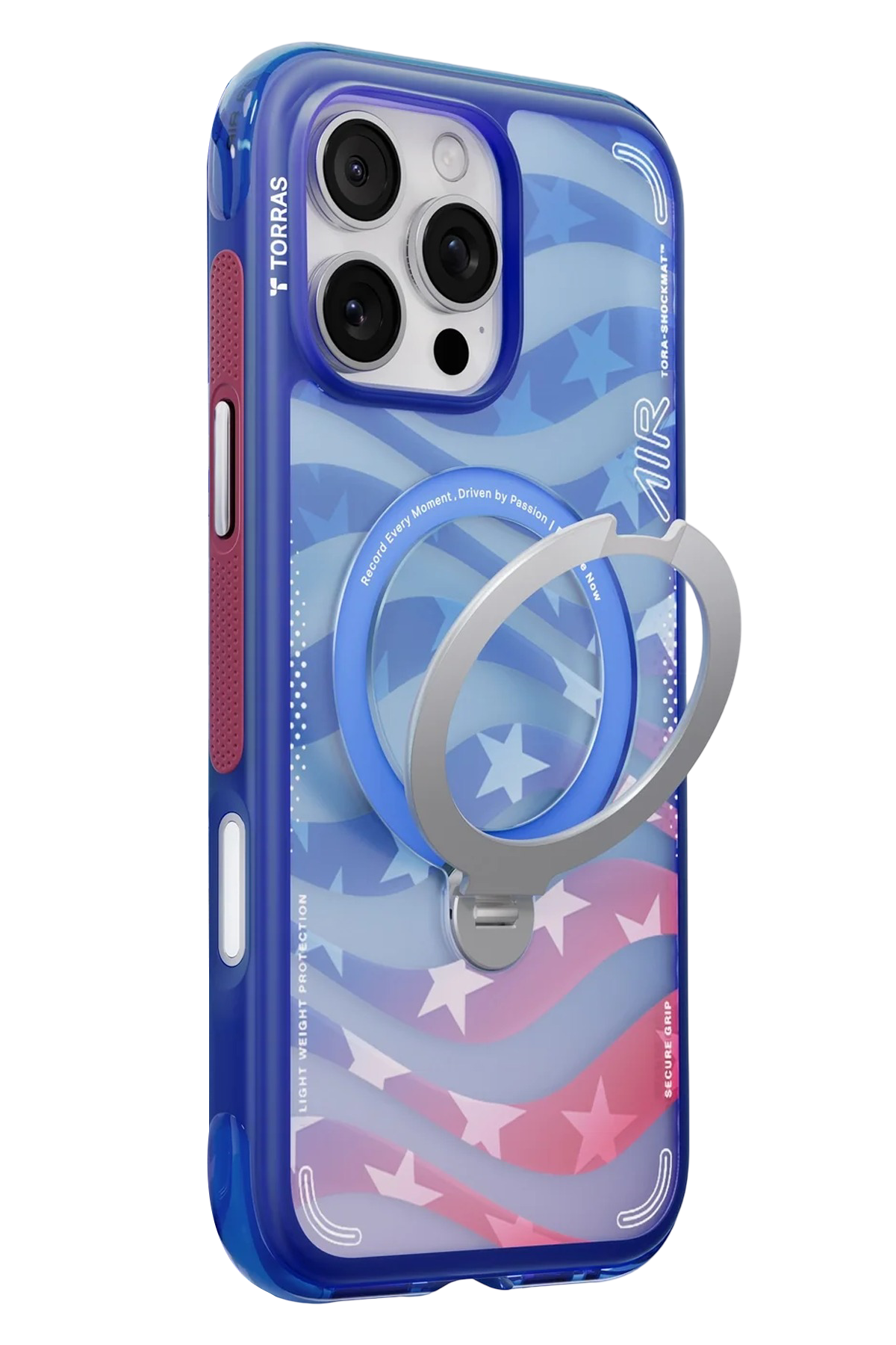 Torras Apple iPhone 16 Pro Max OStand Q3 Air World Cup Serisi Magsafe Telefon Kılıfı