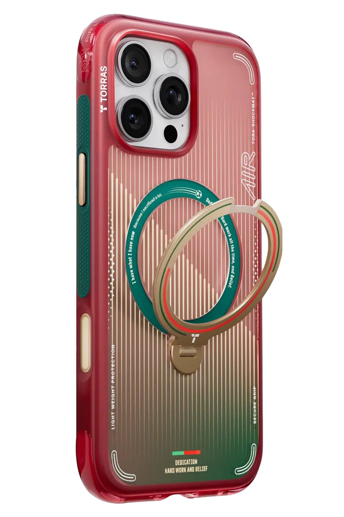Torras Apple iPhone 16 Pro Max OStand Q3 Air World Cup Serisi Magsafe Telefon Kılıfı