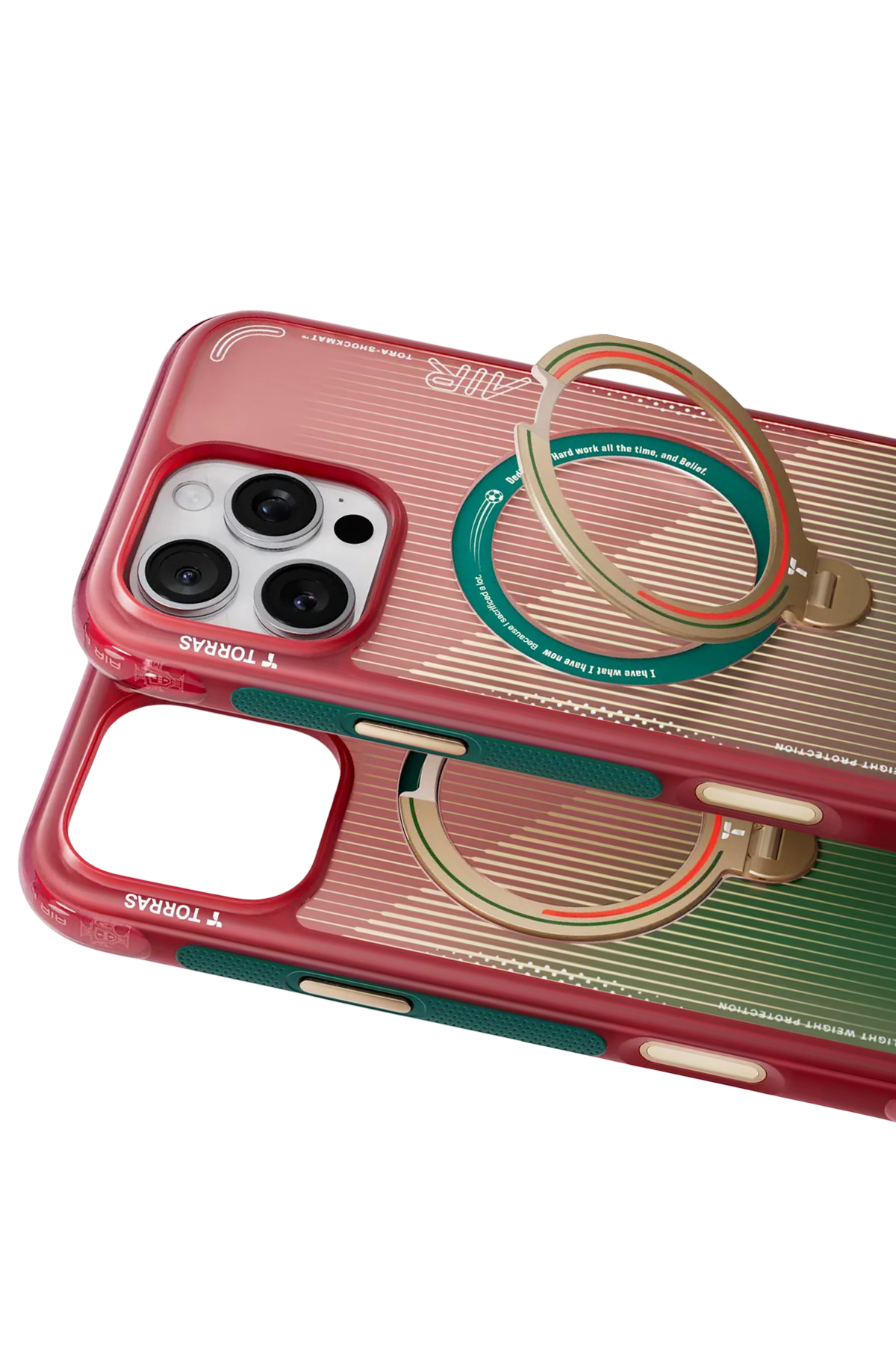 Torras Apple iPhone 16 Pro Max OStand Q3 Air World Cup Serisi Magsafe Telefon Kılıfı