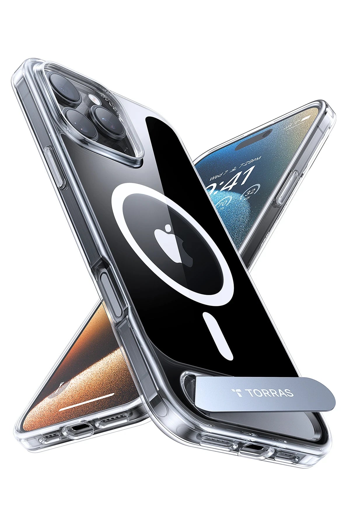 Torras P Stand Serisi iPhone 16 Pro Max Magsafe Telefon Kılıfı