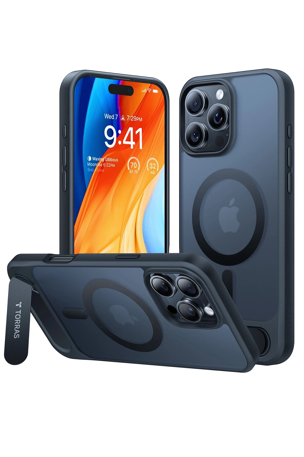 Torras P Stand Serisi iPhone 16 Pro Max Magsafe Telefon Kılıfı