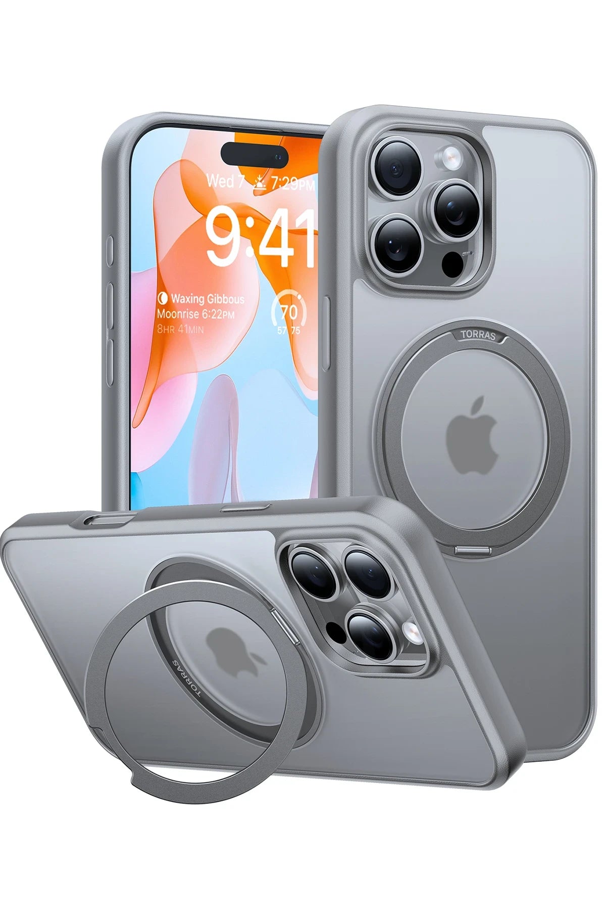 Torras O Stand Pro Serisi iPhone 16 Pro Magsafe Telefon Kılıfı