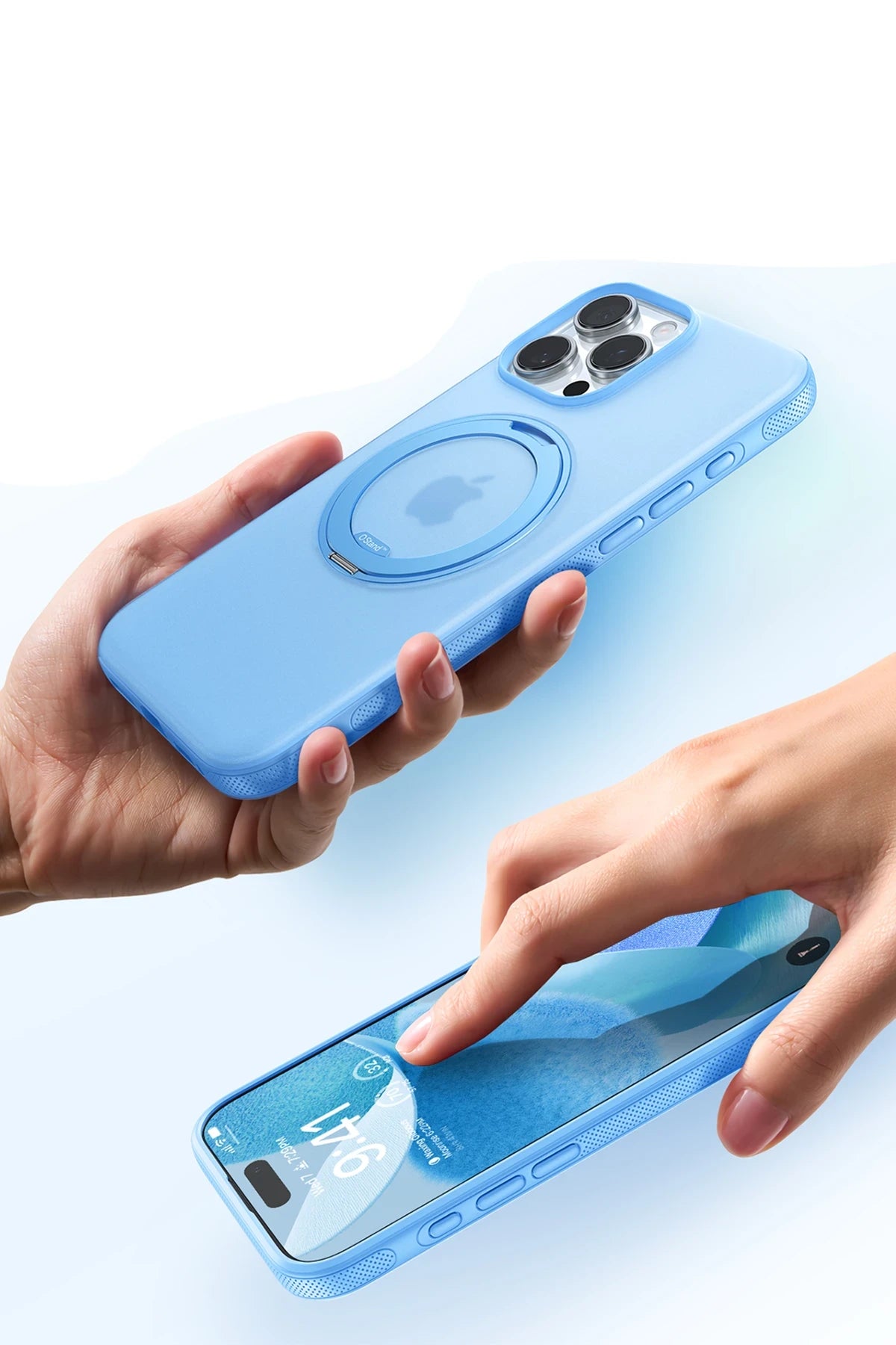 Torras O Stand R Fitness Serisi iPhone 16 Pro Magsafe Telefon Kılıfı