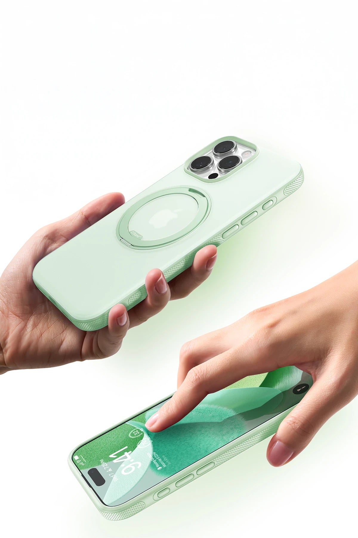 Torras O Stand R Fitness Serisi iPhone 16 Pro Magsafe Telefon Kılıfı