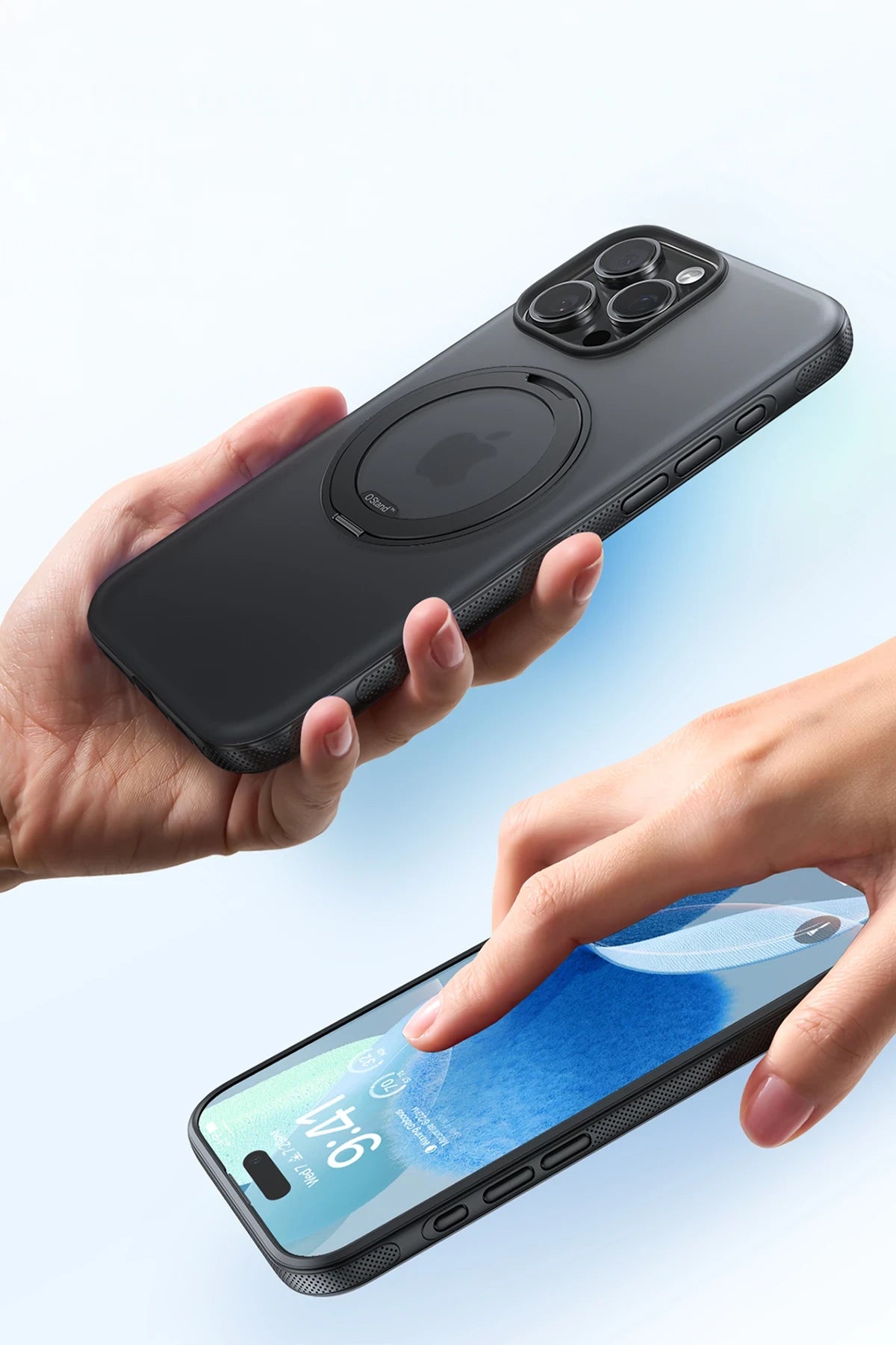 Torras O Stand R Fitness Serisi iPhone 16 Pro Magsafe Telefon Kılıfı