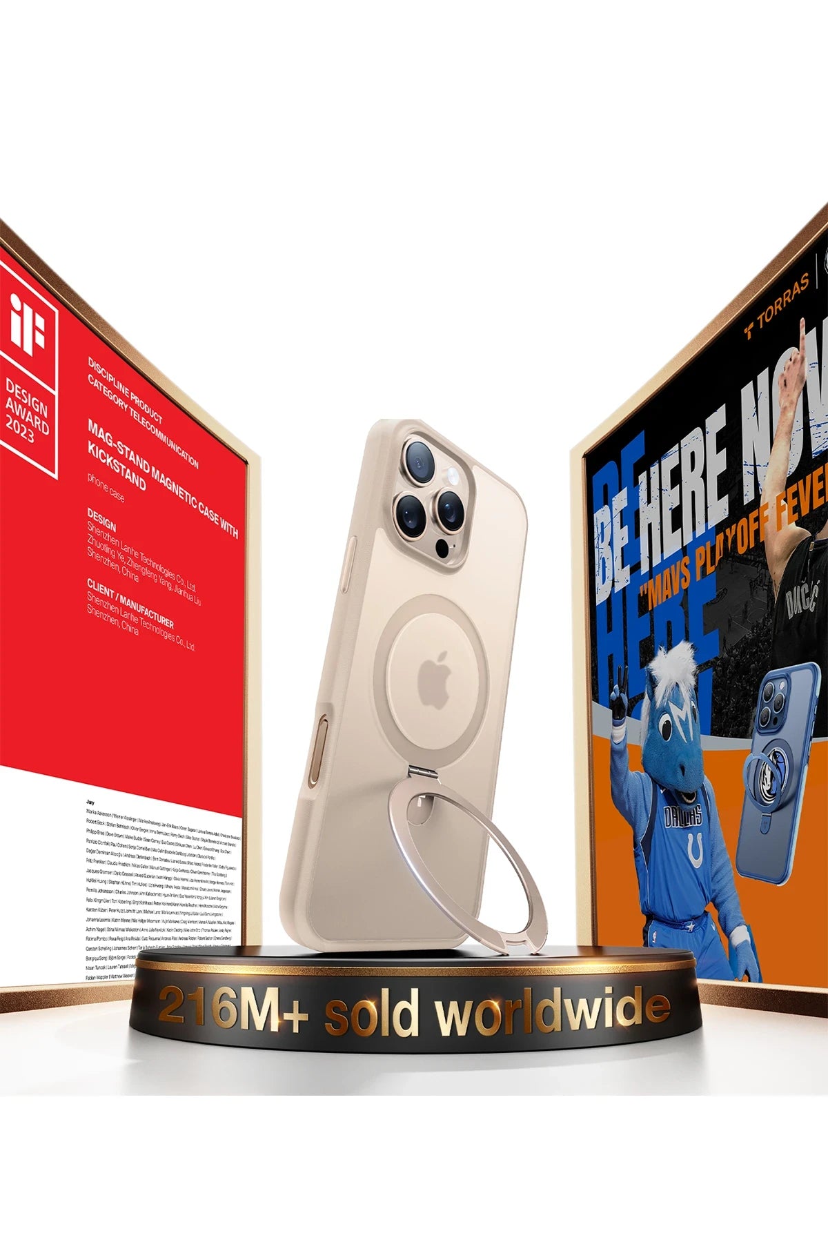 Torras O Stand Serisi iPhone 16 Pro Magsafe Telefon Kılıfı