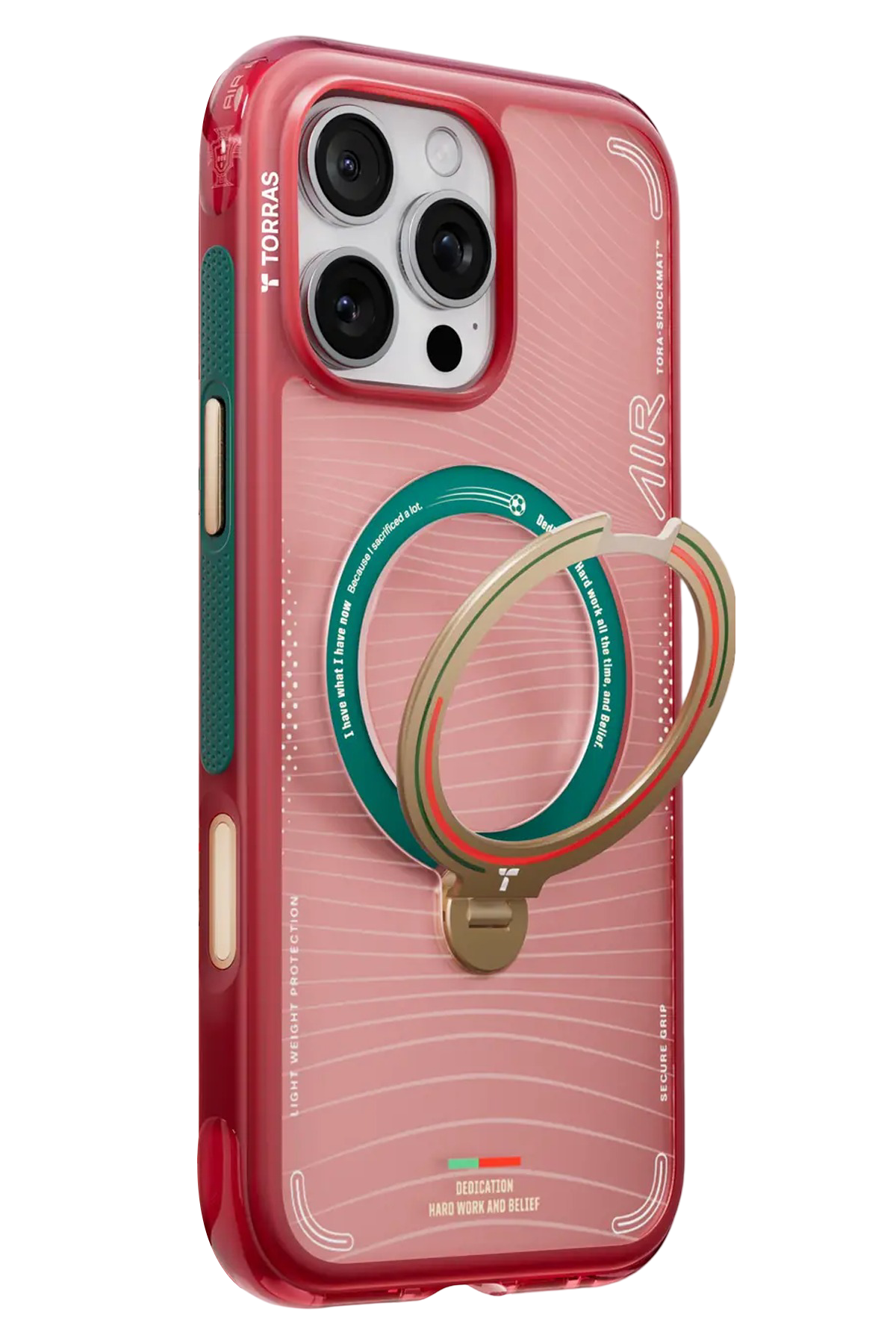 Torras Apple iPhone 16 Pro OStand Q3 Air World Cup Serisi Magsafe Kılıf