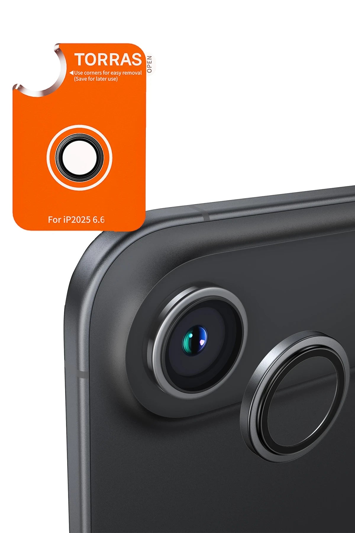 Torras Apple iPhone 17 Air Lensguard AR Anti Glare Kamera Lens Koruyucu