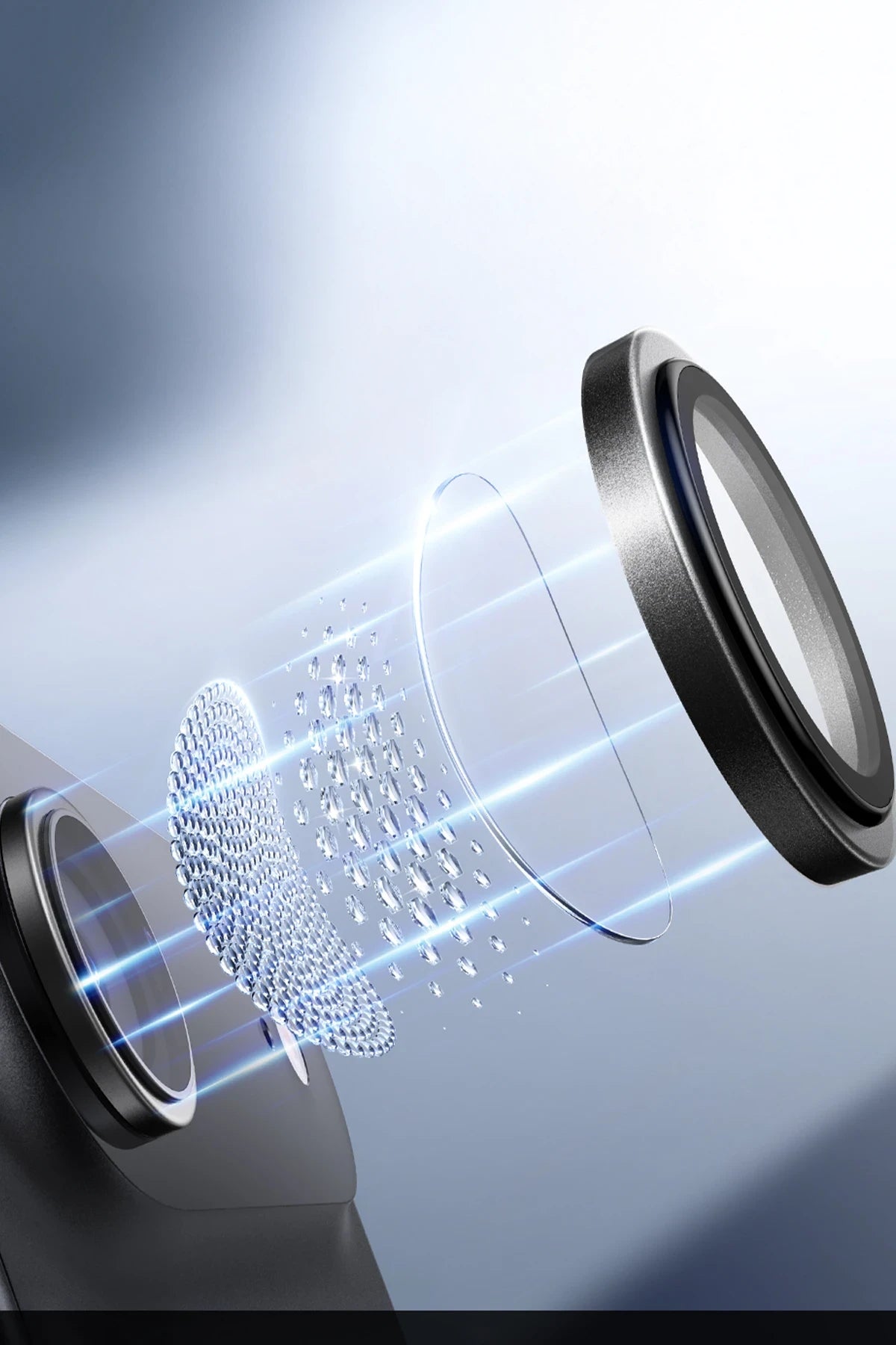 Torras iPhone 17 Air Lensguard AR Anti Glare Kamera Lens Koruyucu