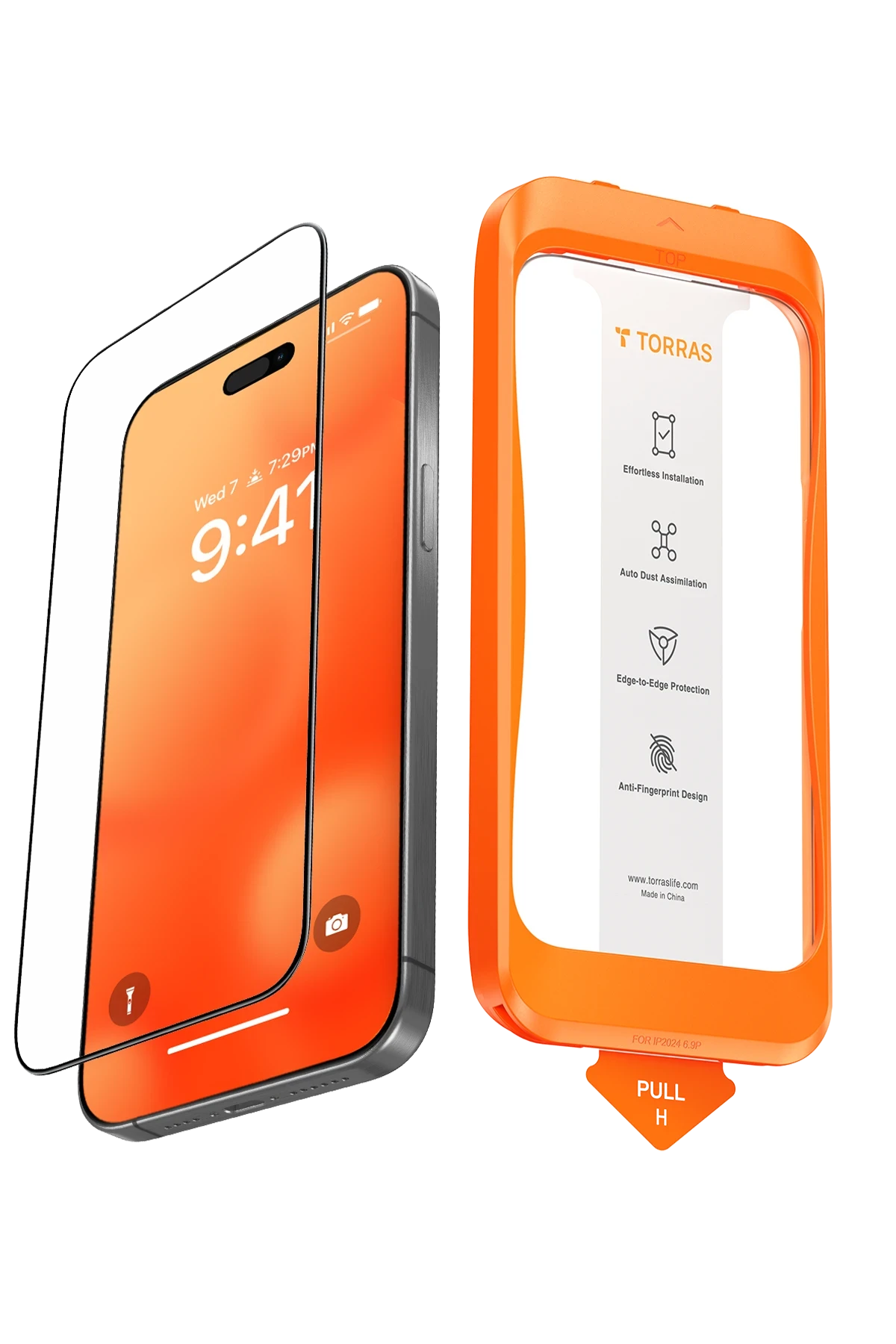 Torras Apple iPhone 17 Pro Max Install Master AutoKit HD Cam Ekran Koruyucu
