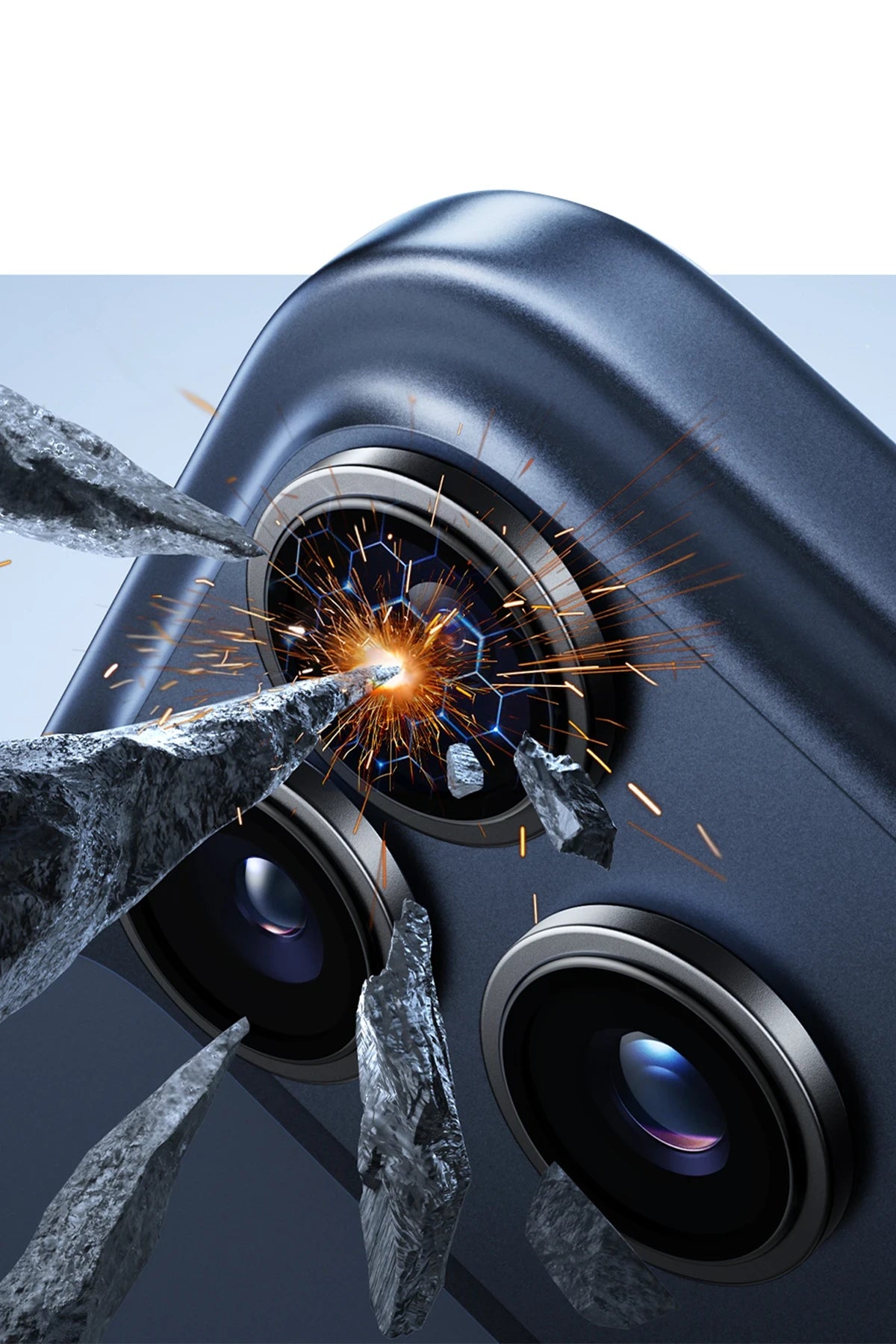 Torras iPhone 16 Pro / 17 Pro Lensguard AR Anti Glare Kamera Lens Koruyucu