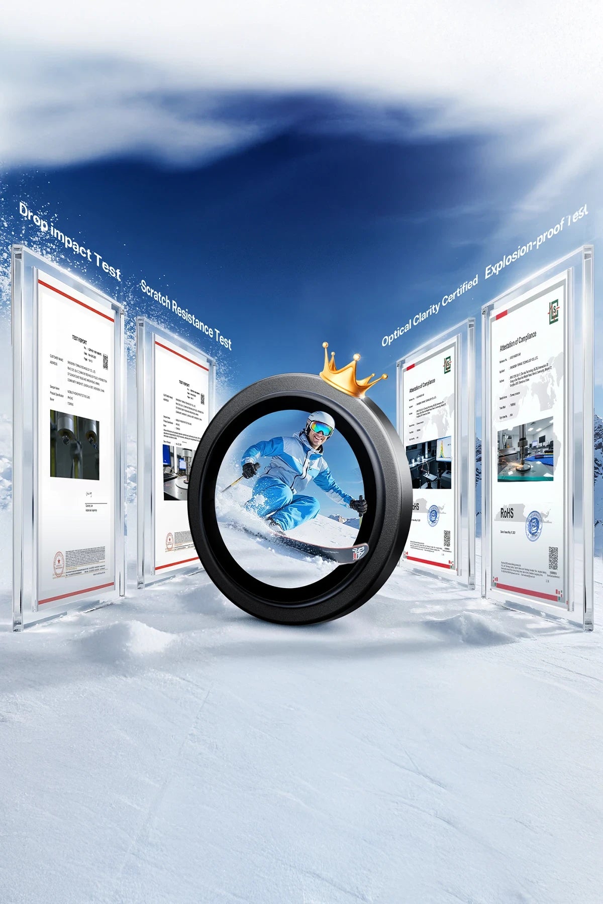 Torras iPhone 16 Pro / 17 Pro Lensguard AR Anti Glare Kamera Lens Koruyucu