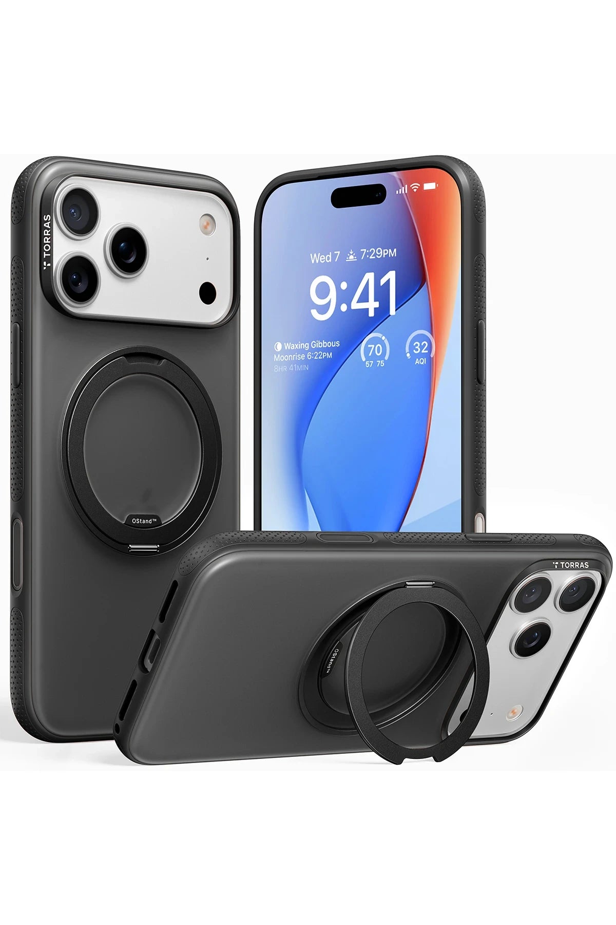 Torras iPhone 17 Pro O Stand R Fitness Serisi Magsafe Telefon Kılıfı