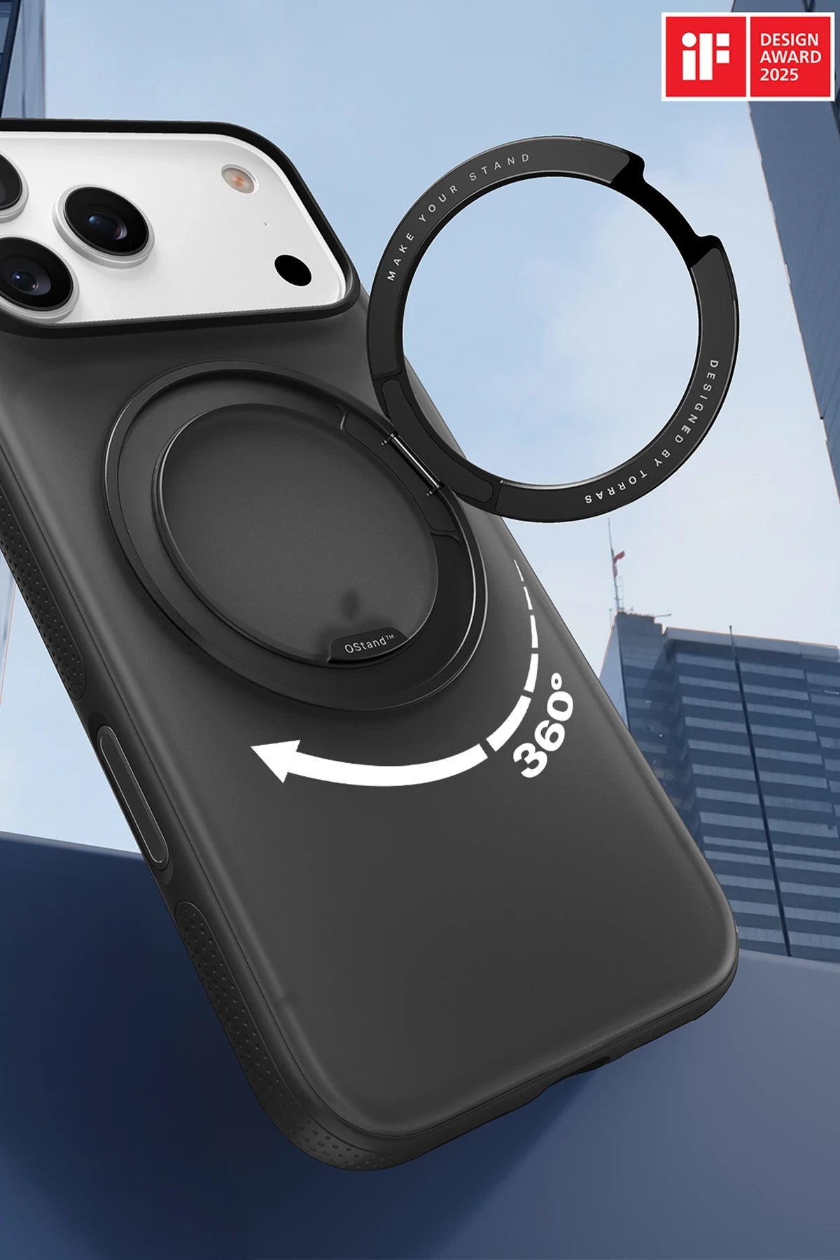 Torras O Stand R Fitness Serisi iPhone 17 Pro Max Magsafe Telefon Kılıfı