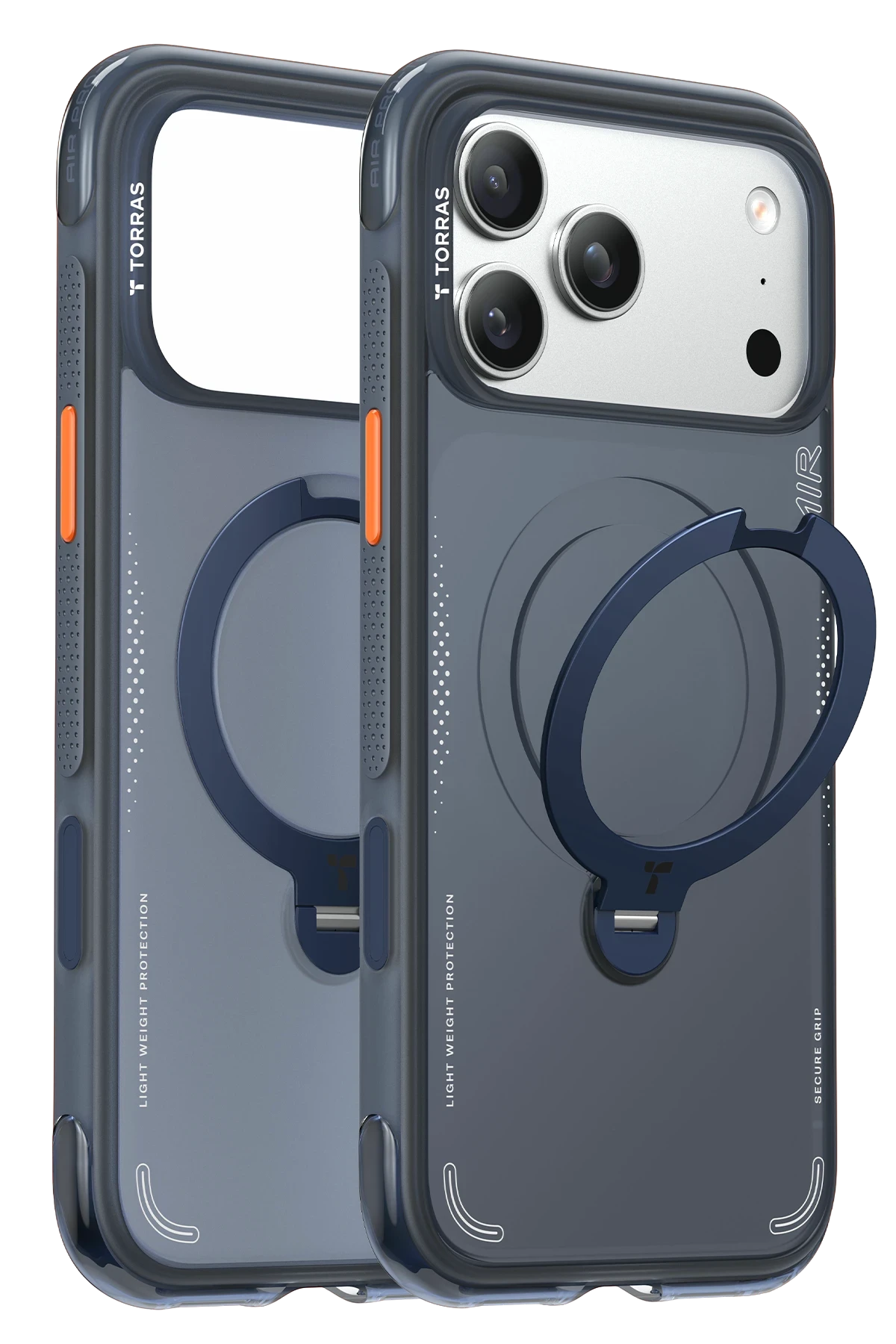 Torras Apple iPhone 17 Pro Max O Stand Spin Air Serisi Magsafe Telefon Kılıfı