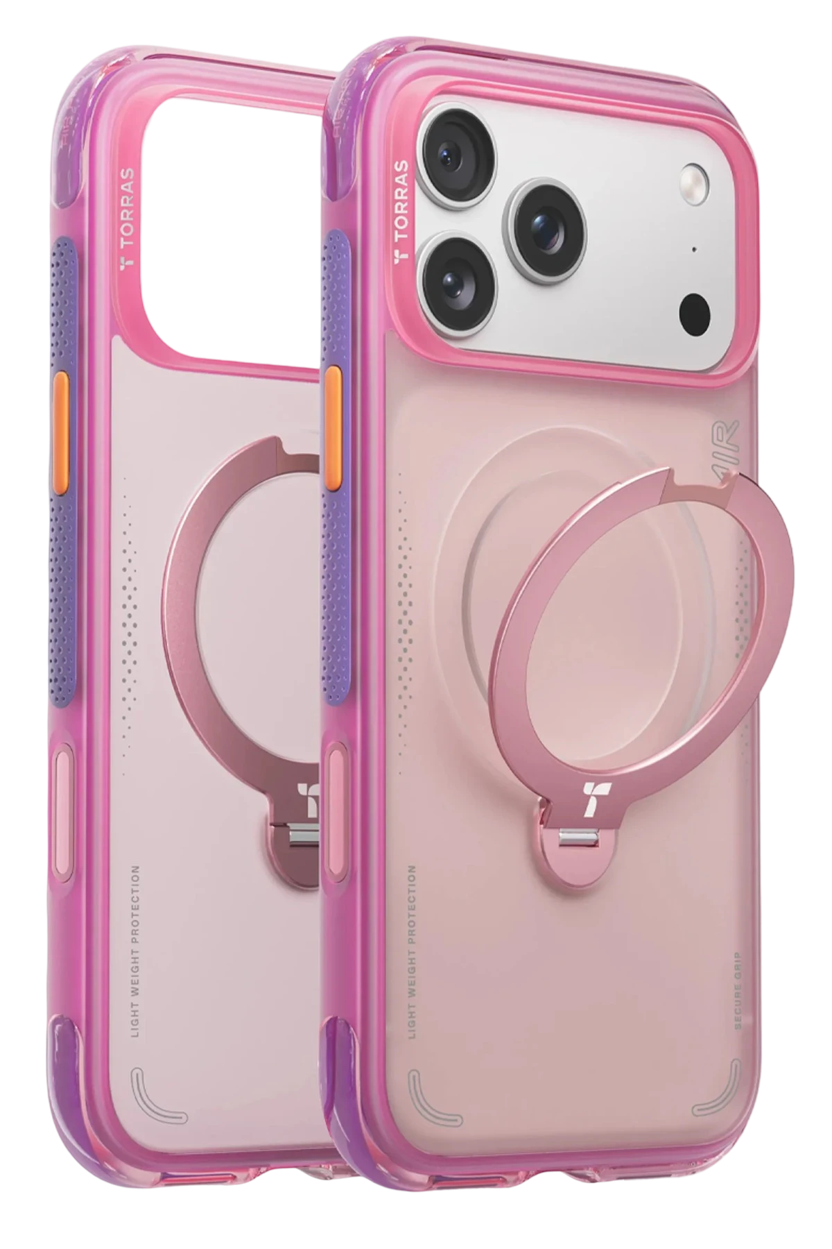 Torras Apple iPhone 17 Pro Max O Stand Spin Air Serisi Magsafe Telefon Kılıfı