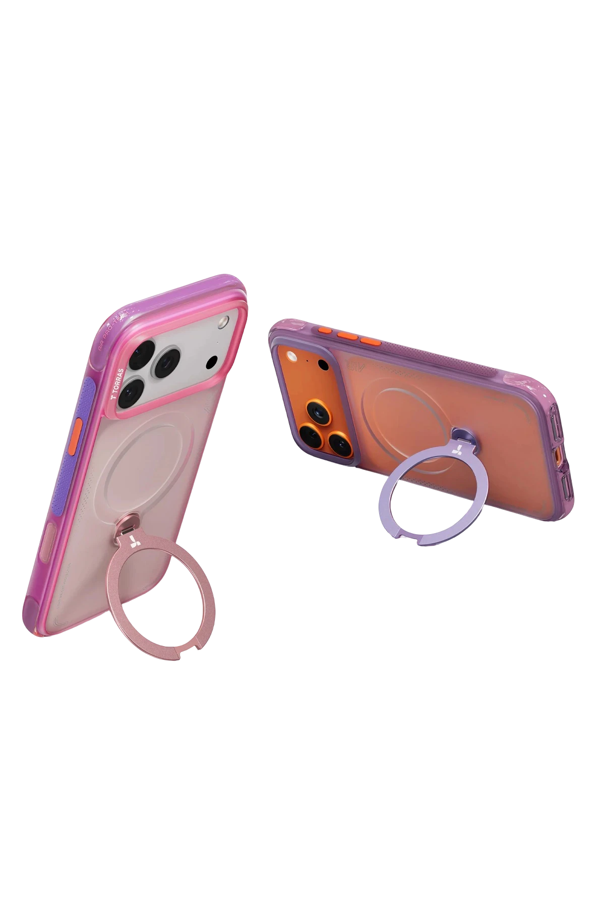 Torras Apple iPhone 17 Pro Max O Stand Spin Air Serisi Magsafe Telefon Kılıfı