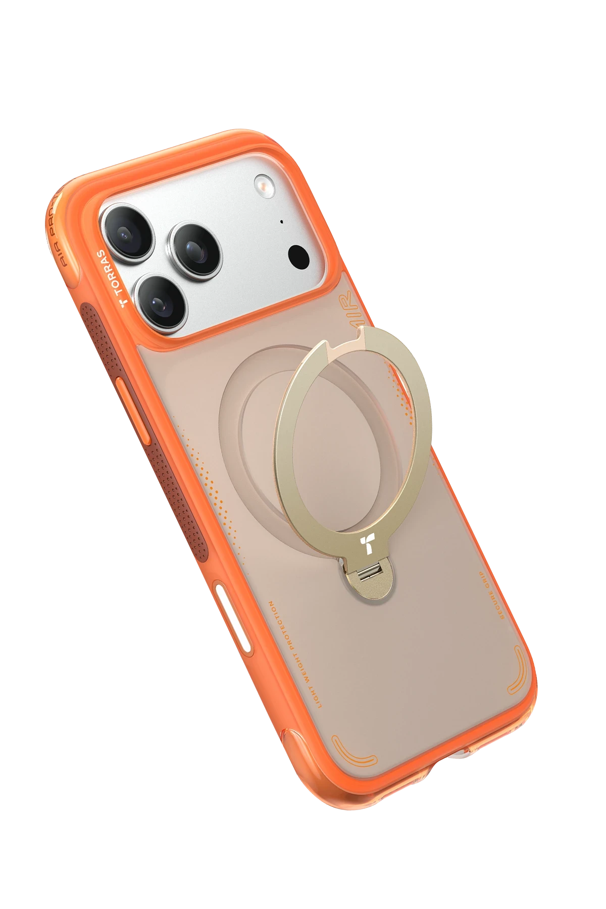 Torras O Stand Spin Air Serisi iPhone 17 Pro Max Magsafe Telefon Kılıfı