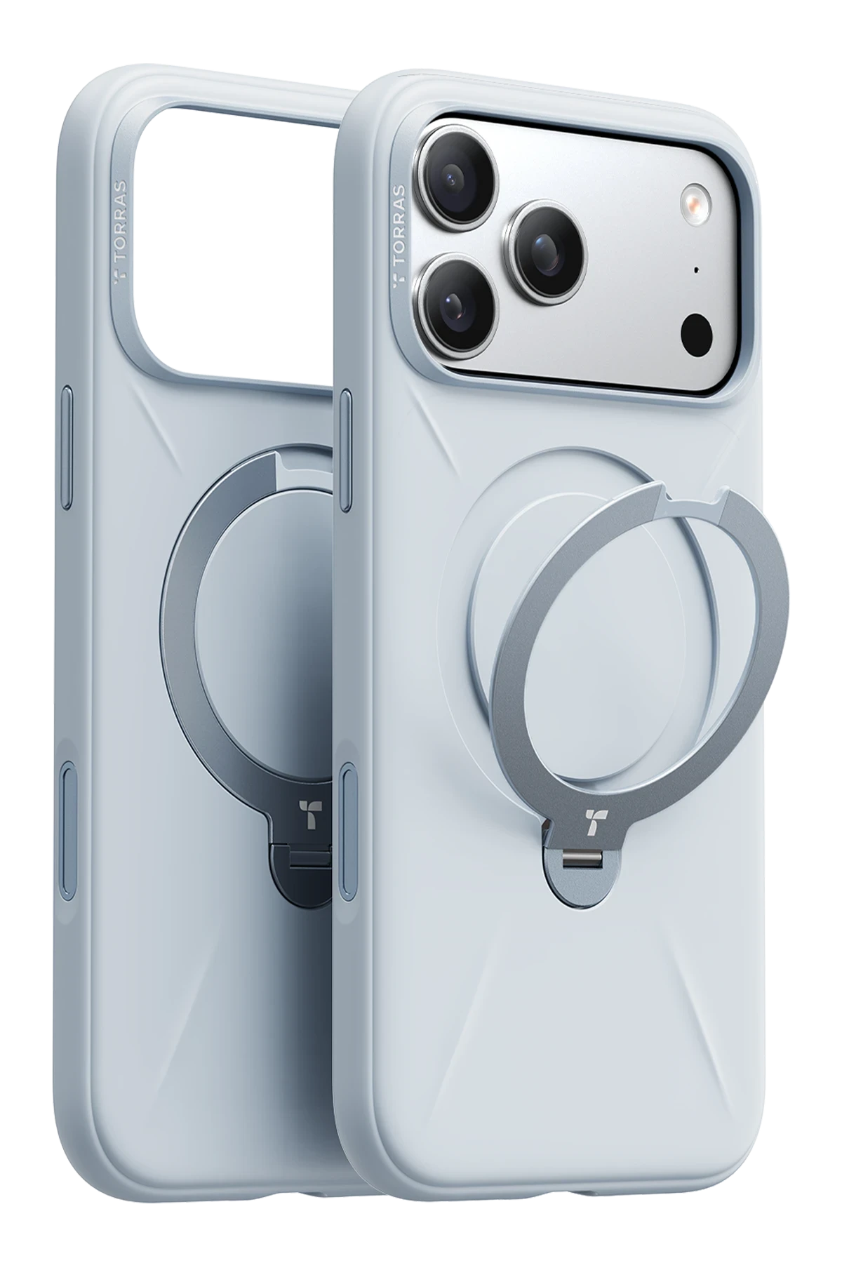 Torras iPhone 17 Pro Max O Stand Spin Silicone Serisi Magsafe Kılıf