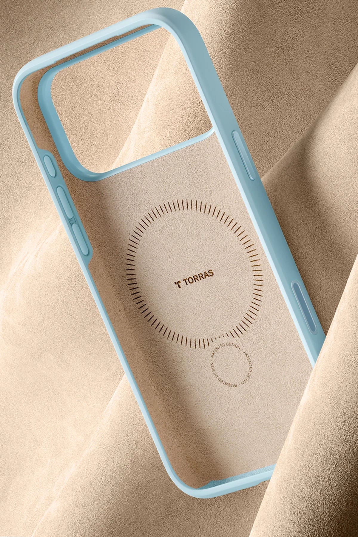 Torras O Stand Spin Silicone Serisi iPhone 17 Pro Max Magsafe Telefon Kılıfı