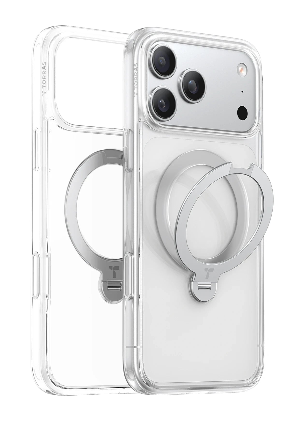 Torras O Stand Spin Serisi iPhone 17 Pro Max Magsafe Telefon Kılıfı