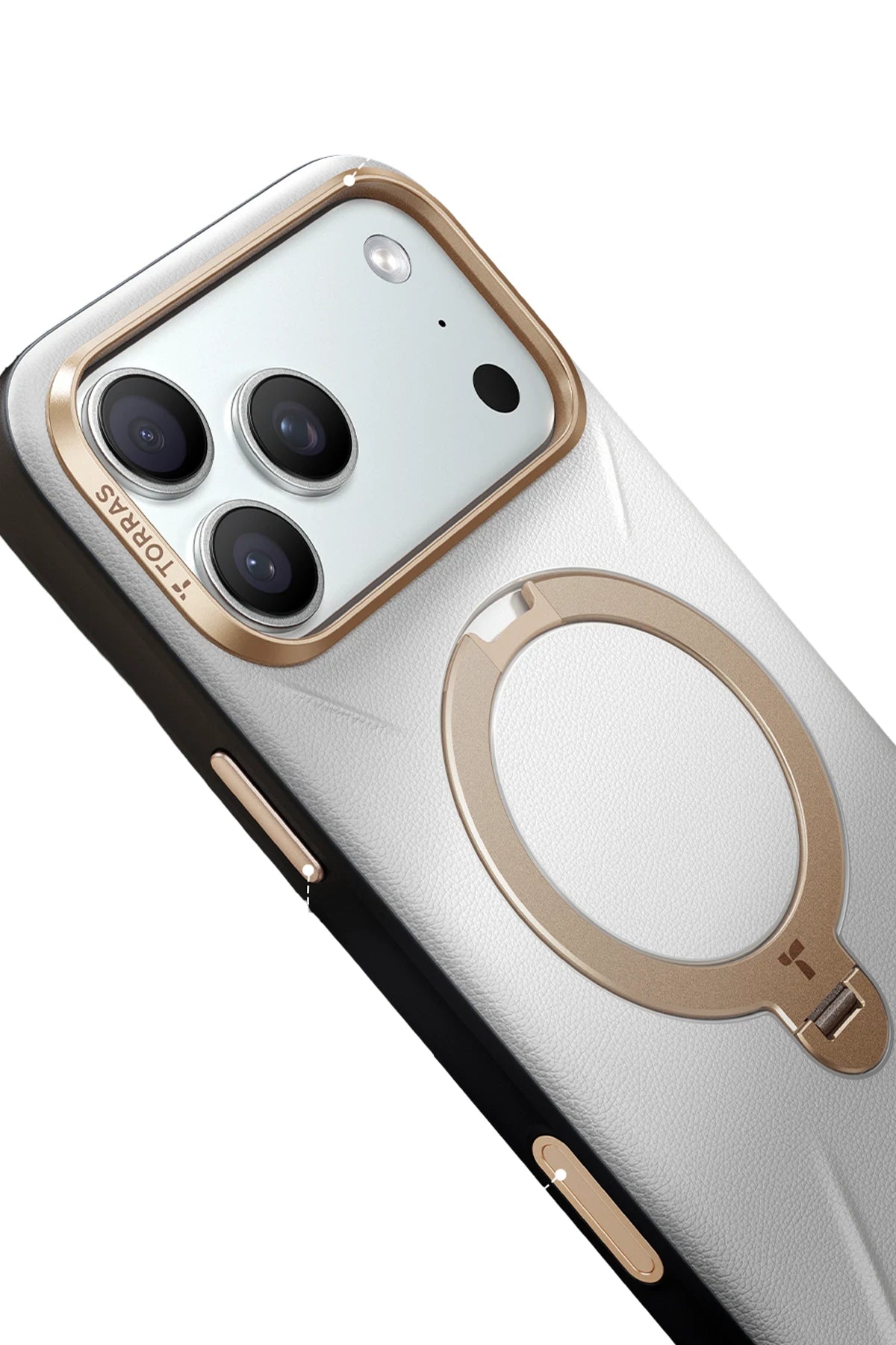 Torras O Stand Spin VegSkin Serisi iPhone 17 Pro Max Magsafe Telefon Kılıfı