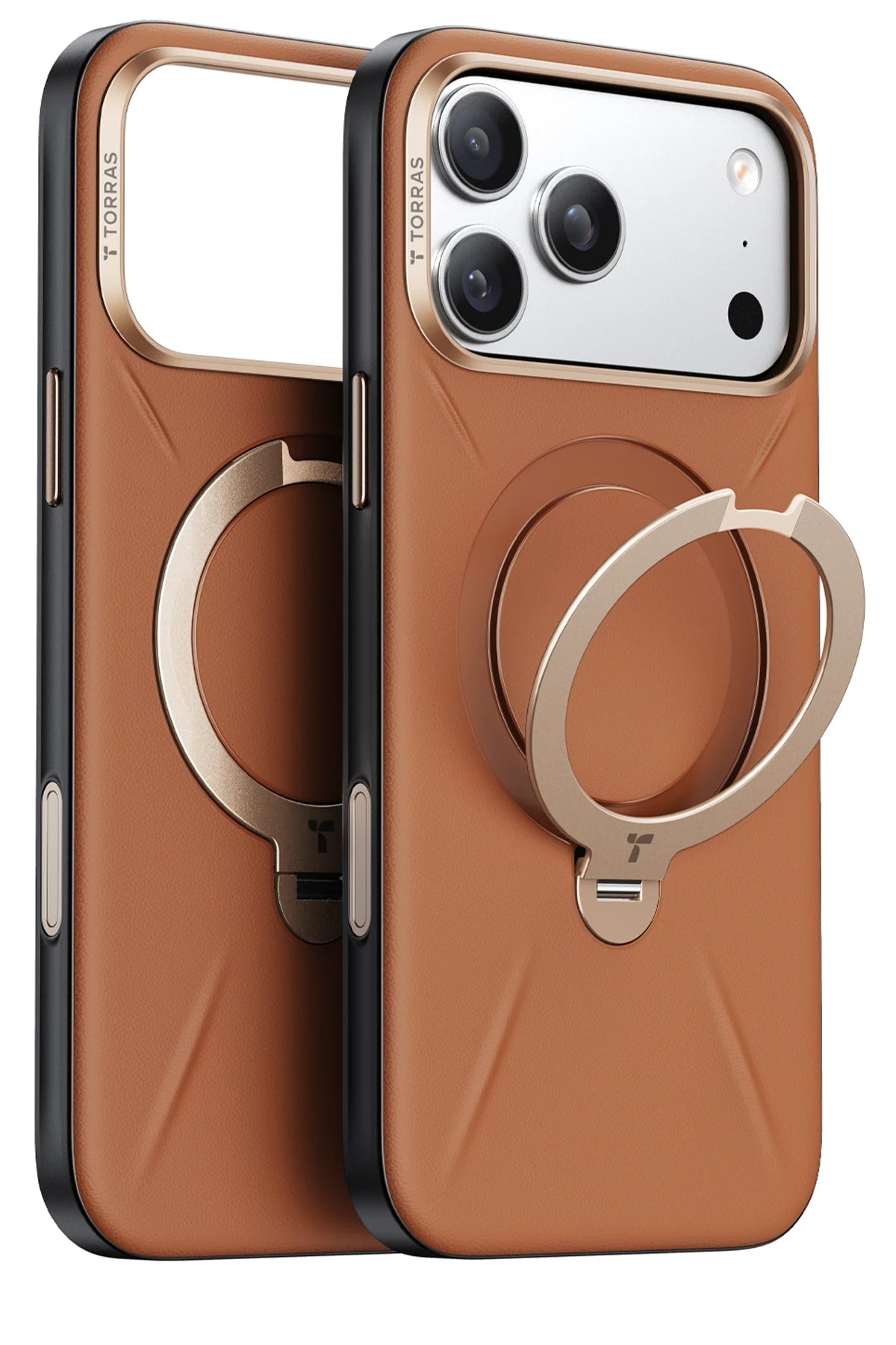 Torras O Stand Spin VegSkin Serisi iPhone 17 Pro Max Magsafe Telefon Kılıfı