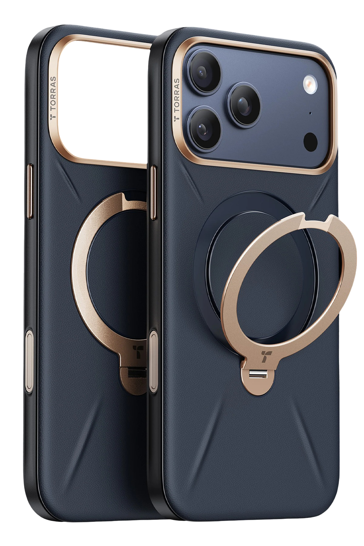 Torras O Stand Spin VegSkin Serisi iPhone 17 Pro Max Magsafe Telefon Kılıfı