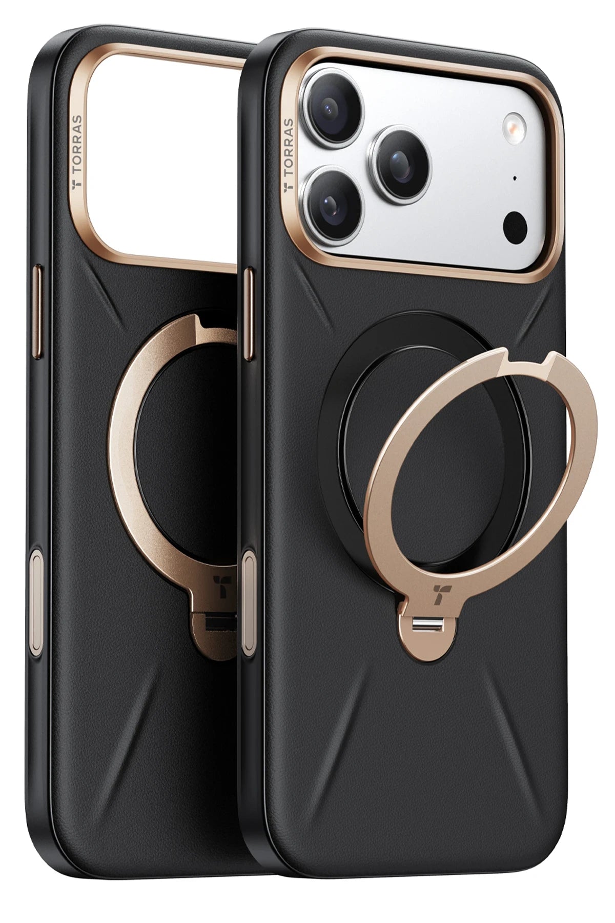 Torras iPhone 17 Pro O Stand Spin VegSkin Serisi Magsafe Kılıf