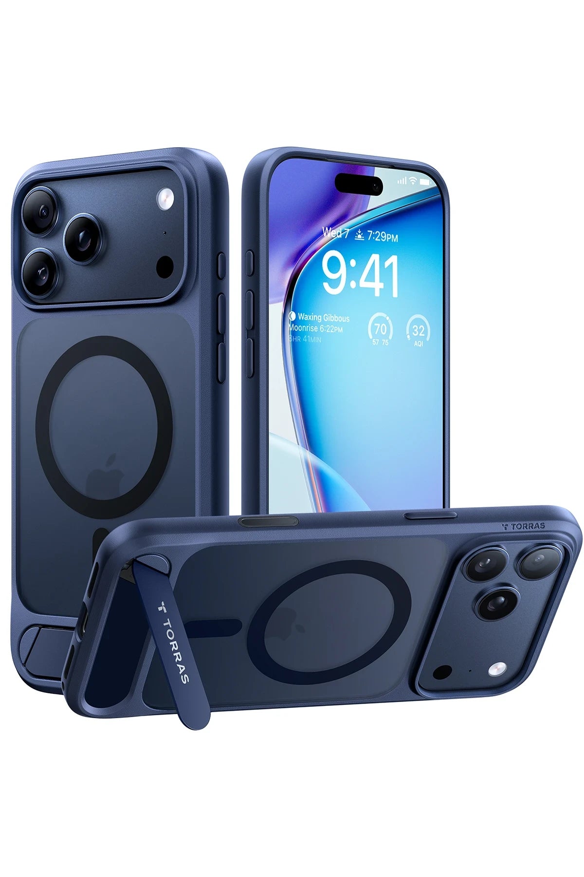 Torras P Stand Serisi iPhone 17 Pro Max Magsafe Telefon Kılıfı