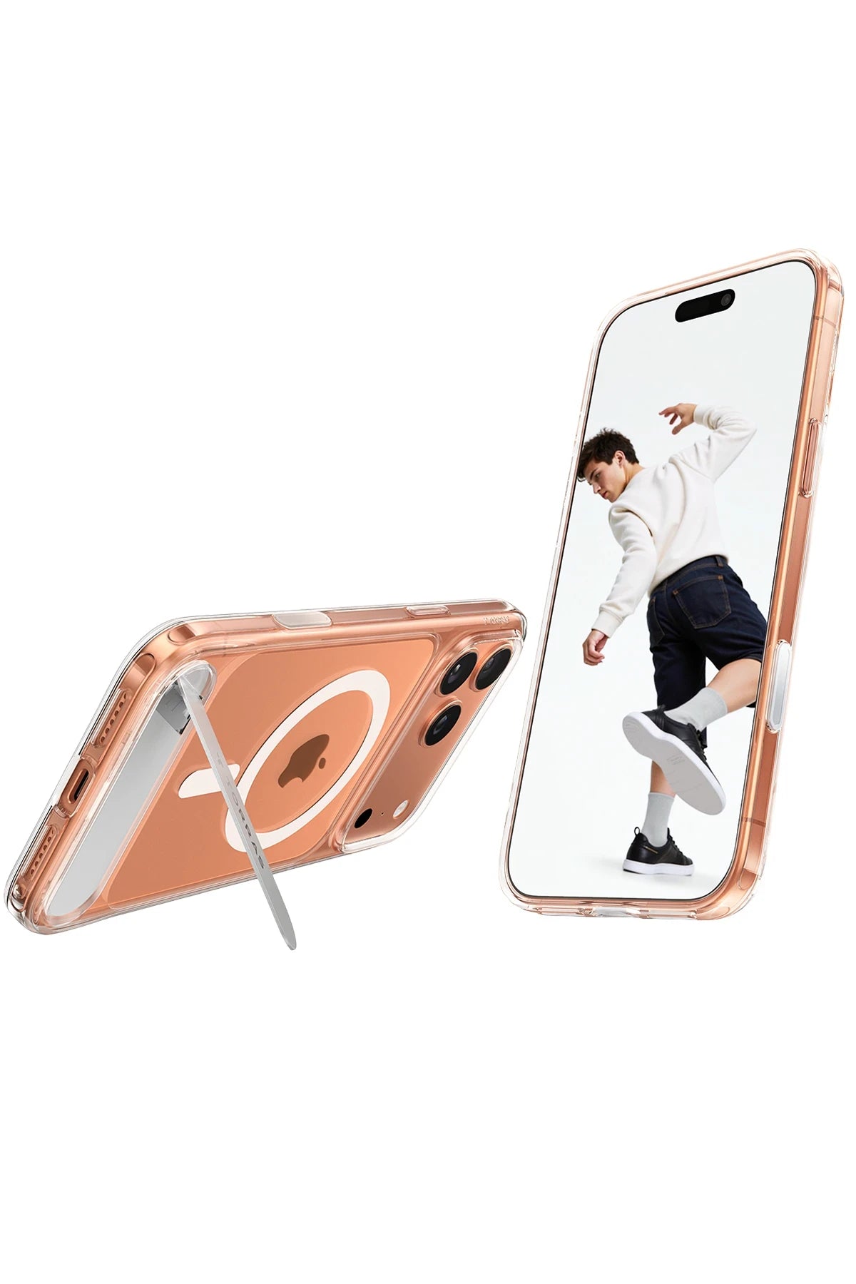 Torras P Stand Serisi iPhone 17 Pro Max Magsafe Telefon Kılıfı