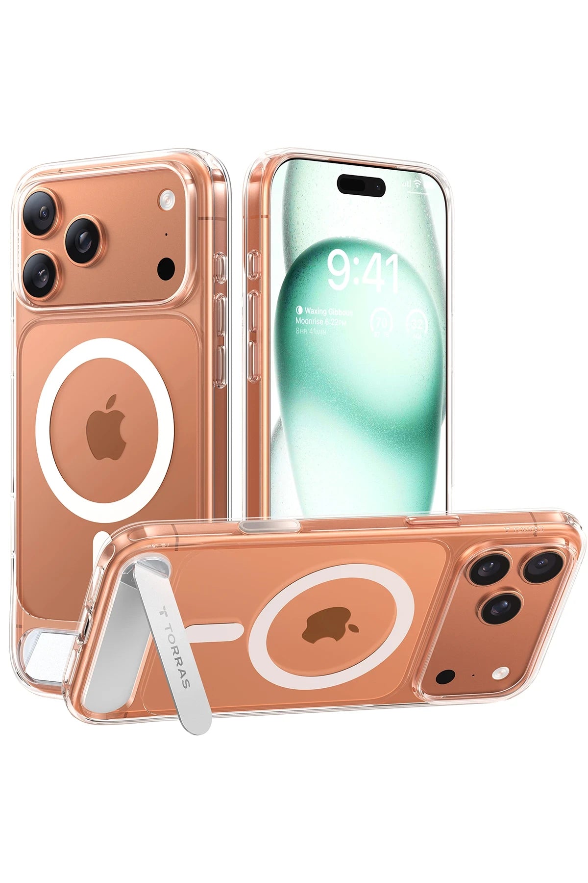 Torras P Stand Serisi iPhone 17 Pro Max Magsafe Telefon Kılıfı