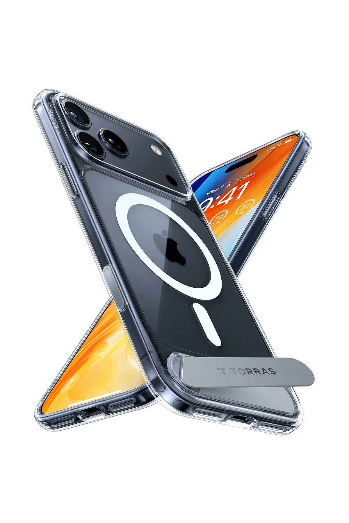 Torras P Stand Serisi iPhone 17 Pro Max Magsafe Telefon Kılıfı