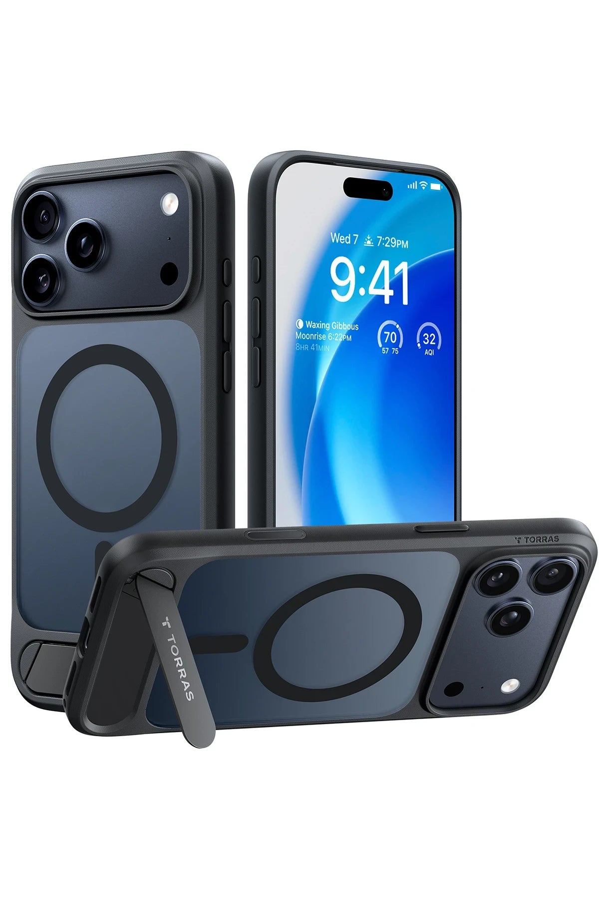 Torras iPhone 17 Pro P Stand Serisi Magsafe Telefon Kılıfı